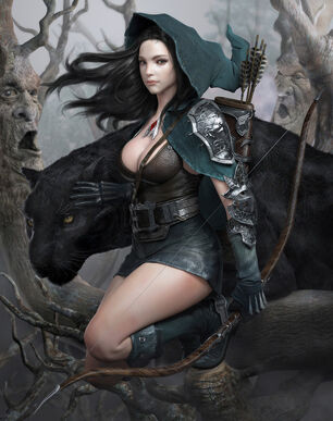 sexy warrior woman