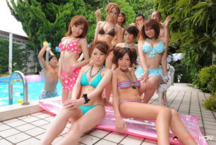 korean dolls in bathing suits